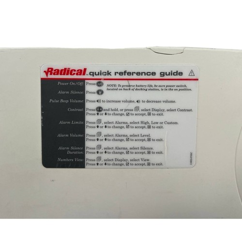 Masimo Set Radical 7 Monitor Paziente Arcobaleno con Dock | Per Ricambi | AS-IS - Foto 8 di 12