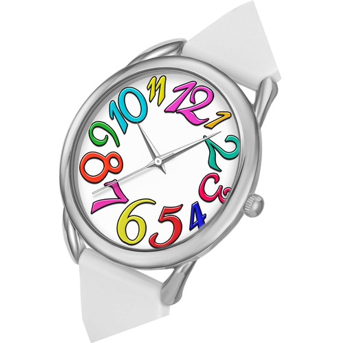 Damenuhr großes Zifferblatt gut ablesbar wasserdicht Uhr - Bild 3 von 7