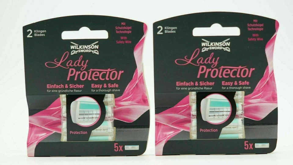 10 x Wilkinson Sword Lady Protector Rasierklingen - NEU - OVP - für Frauen