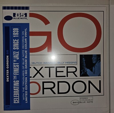 Dexter Gordon Go - Blue NOTE OBI Blue Vinyl Edition - 180g Vinyl - NEU OVP 