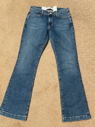 Nuevo Mujer Gap Long and Lean Elástico Vaqueros Azules Pantalones de  Campana Leg | eBay