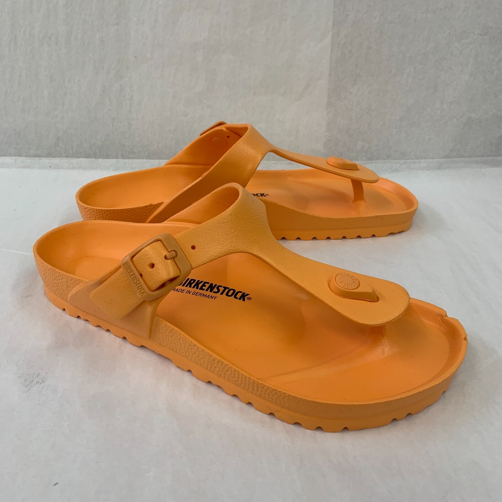Birkenstock New w/ Box Gizeh Papaya EVA Narrow Width - Select Size image 2