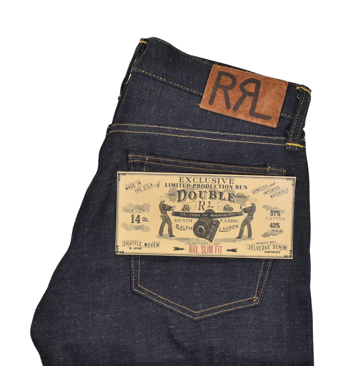 Ralph Lauren RRL Limited Edition Slim Fit 14 oz Rigid Ralph Lauren RRL Limited Edition Slim Fit 14 oz Rigid