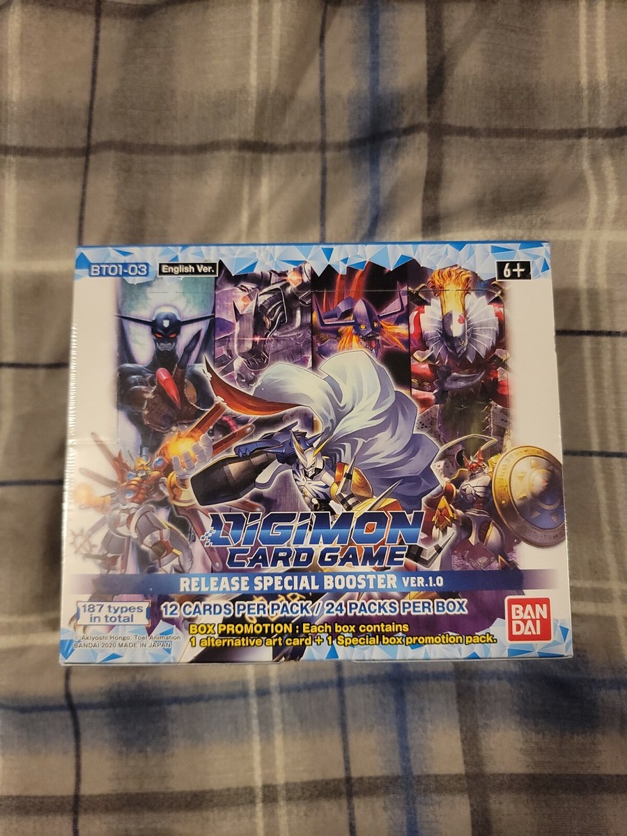 digimon first edition booster box Digimon TCG: Digimon Generation - Advanced Booster Box AD-01 (Sealed Case)