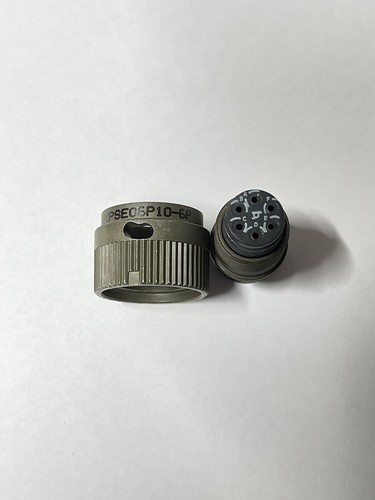 ITT Cannon KPSE 6 Position Circular Connector Plug Crimp Pin KPSE06P10-6P - Picture 5 of 9