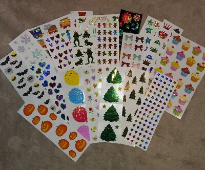 20 x Mrs Grossman's Streifen BIG  Abrisse Scrapbooking Sticker s. Beschreibung 