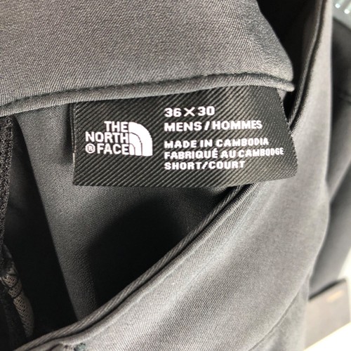 The North Face Mens Size 36/Short Paramount Straight Leg Pants 'Asphalt Grey' - Picture 10 of 11