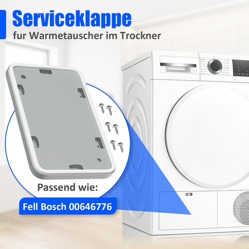 Für Bosch Original-Nr. 00646776 Wartungsklappe Klappe Servicetür Trockner 646776 - Bild 4 von 12