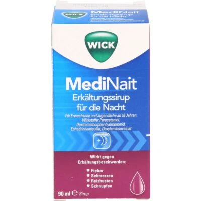 WICK PHARMA - ZWEIGNIEDERLASSUNG DER PROCTER & GAMBLE GMBH WICK MediNait Erkältungssirup für die Nacht 90 ml PZN 02702315