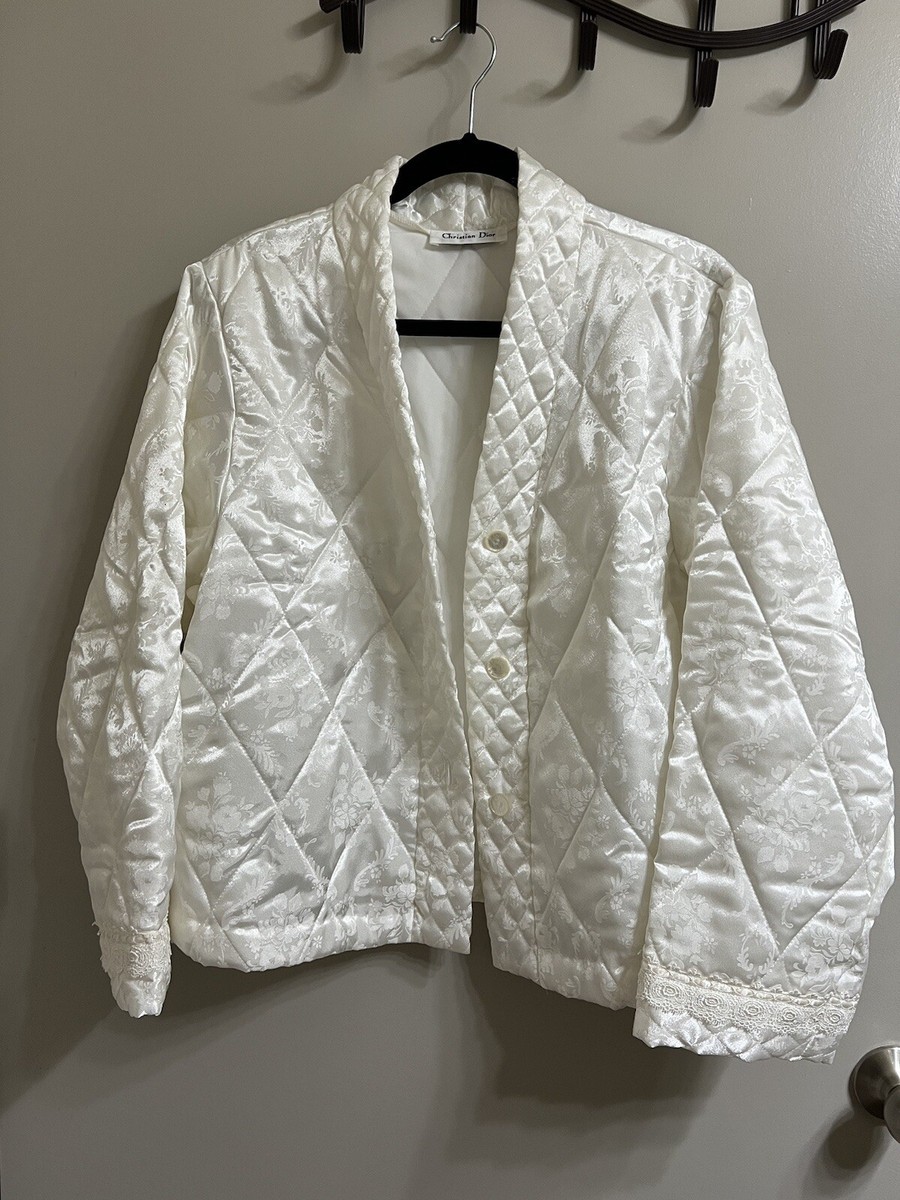 cz15 Christian Dior 長袖 ジャケット 白 レディースL相当 cz15 Christian Dior 長袖 ジャケット 白 レディースL相当 【公式通販】