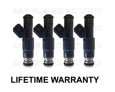 BEST UPGRADE Bosch 4 Fuel Injectors 4 Hole Nozzle  255CC for Dodge 2.5L 318 316