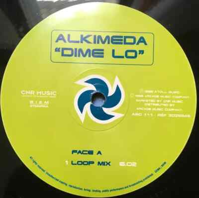 Alkimeda Dime Lo Vinyl Single 12inch NEAR MINT Cnr Music