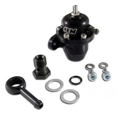 25-303BK AEM Adjustable Fuel Pressure Regulator