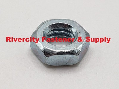 (100) 5/16-18 Heavy Hex Jam Nuts Thick Nut / Half Thick heavy 5/16x18  Zinc 