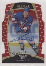 2019-20 Upper Deck Allure Red Rainbow Auto Anders Lee #29 Auto p6b