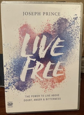 Joseph Prince Live Free The Power To Live Above Doubt, Anger & Bitterness 3 DVD
