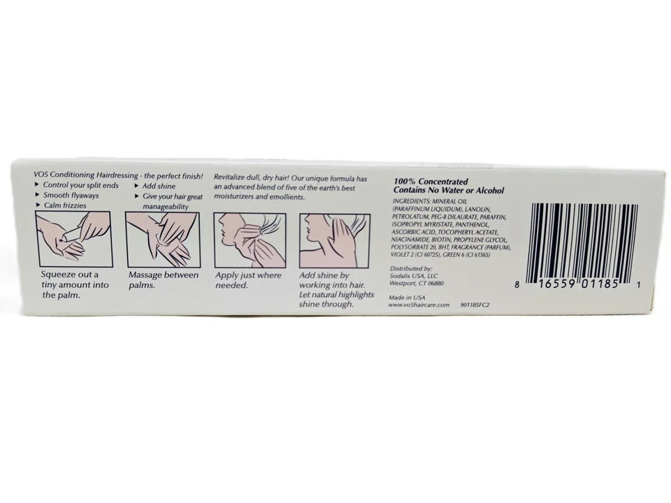 Vo5 Condicionador Cabeleireiro Cinza/Branco/Prata 1.5 Onça Tubo (44ml) - Imagem 4 de 4