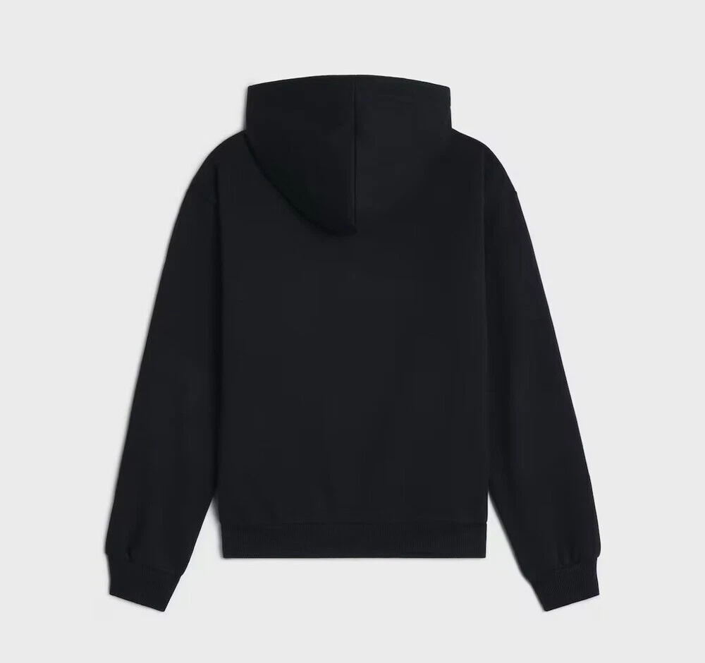 Felpa con cappuccio Celine cotone pile logo 2Y321670Q.38AW 139482884