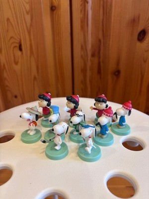 Peanuts Snoopy Figure Lot 10pcs Collectible Choco Egg Set Limited Edition