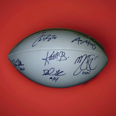 #ad #ad Football Signed By David Greene Aaron Murray And 7 Others. Georgia Quarterbacks $100.00
