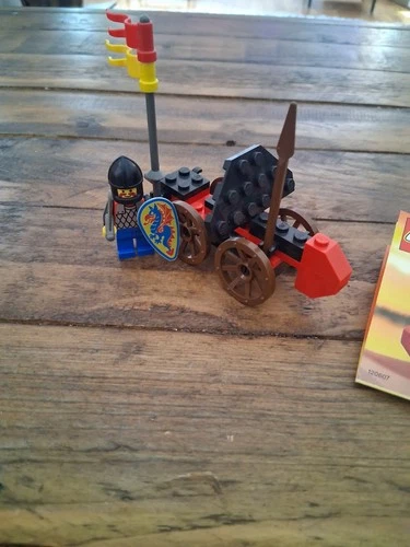 LEGO 1971-1 Black Knight’s Battering Ram – Complete w/ Instructions – Castle