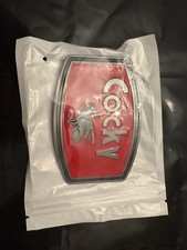 Red Silver Western Rooster Belt Buckle for Men Metal Solid Cocky Style