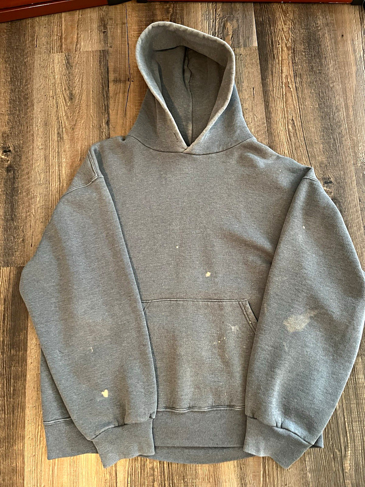 Russell Athletic Men's Gray Fleece Pullover Hoodie Men’s Large