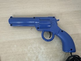 Philips CD-i CDI AirMouse Blue Peacekeeper Revolver Light Gun w/ Receiver/Manual