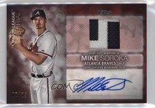 2020 Topps Major League Material Auto Red 7/25 Mike Soroka #MLMA-MSO Auto 6kv