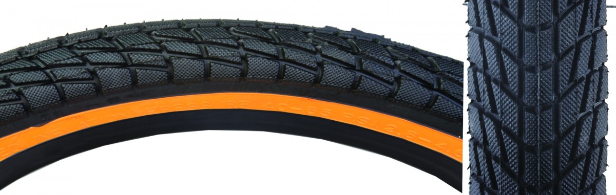 Sunlite Freestyle Kontact 20x195 Clincher BMX Tire with Reflective Sidewall - 6290₽