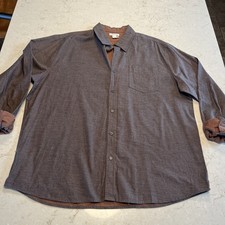 Carbon 2 Cobalt Sz XL Men  s Brown Button Down Shirt