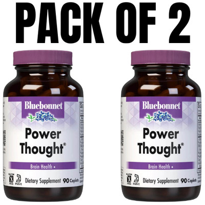 Bluebonnet Power Thought   90 Caplets (Brain Health)   Pack of 2