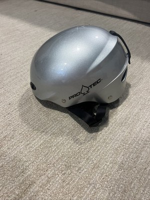 Pro Tec Ski Snow Helmet Silver  Jr Medium 