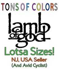 Lamb Of God Band Vinyl Decal-Many Sizes Colors Classic Metal Music Rock  Roll