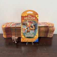 LOT OF 25 Disney Lorcana Wilds Unknown Sleeved Booster Pack SEALED NEW