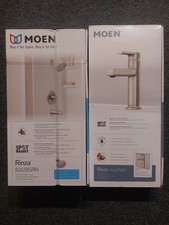 Moen Rinza Combo, Brushed Nickel - 82628srn 84627srn Tub Shower Positemp ...