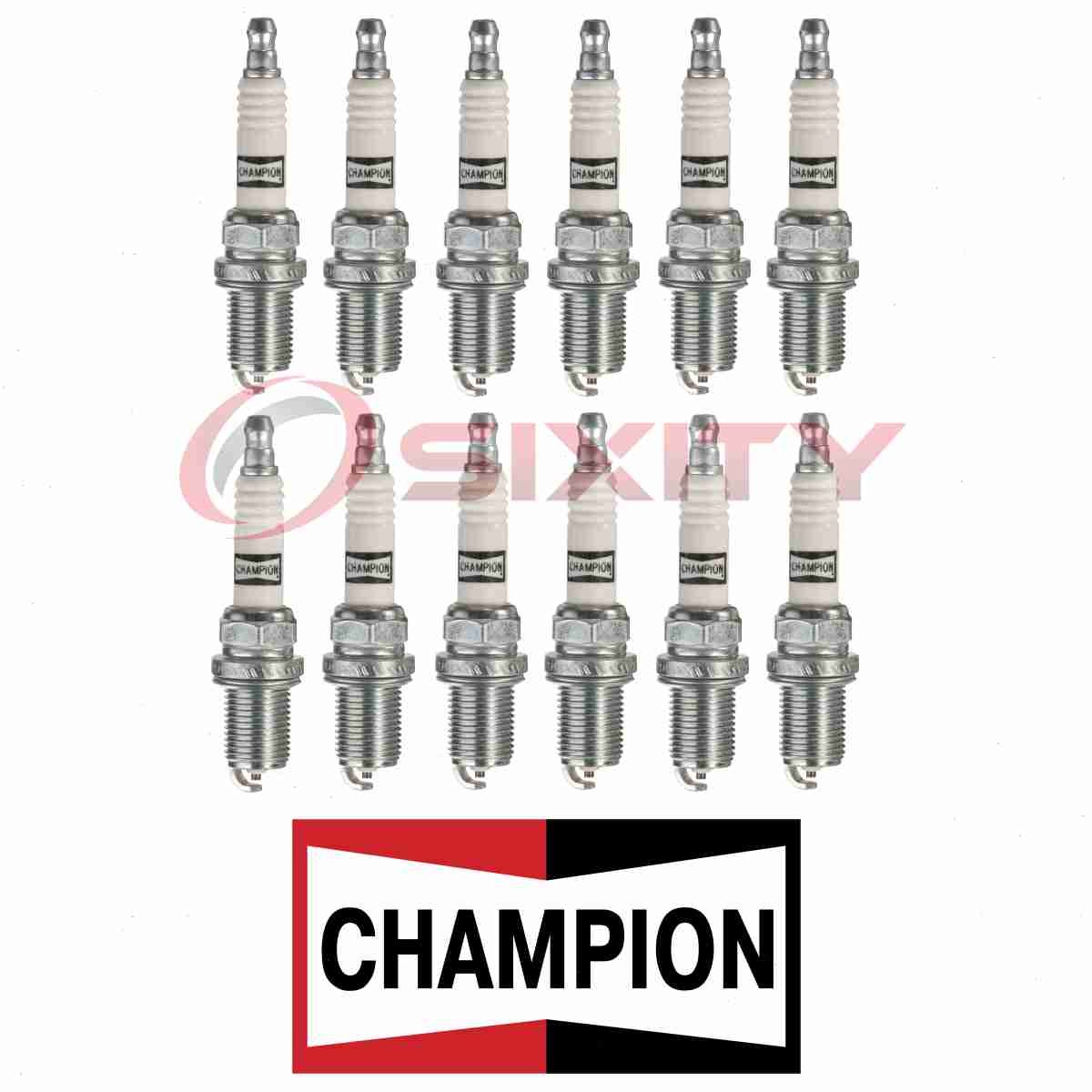 For Mercedes-Benz ML320 CHAMPION PLATINUM 12 pc Spark Plugs 3.2L V6 3j