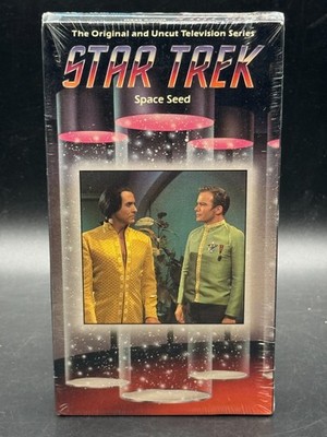 1985 Star Trek Versiegelt Neu VHS Episode 24 Raum Seed Erste Druck Wasserzeichen