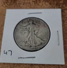 1947 p circulated Walking Liberty half dollar