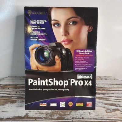 Corel Paintshop Pro X4 Ultimate Photography Photo Editing Software