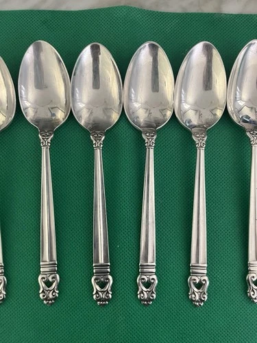 International Royal Danish sterling silver TEASPOON 6" No Mono Price For 1