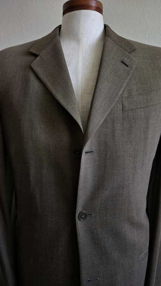 Blazer Abrigo Deportivo Lardini/Donna Karen Signature 42R Verde Musgo (Ver Fotos) Italia. Foto 4 de 4