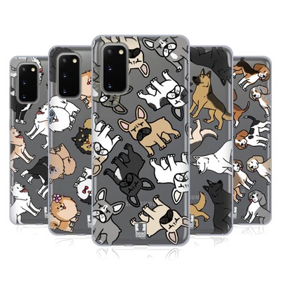 HEAD CASE DESIGNS DOG BREED PATTERNS SOFT GEL CASE FOR SAMSUNG PHONES 1