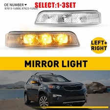 Amber 3 Led Side Mirror Turn Signal Lights Lh Rh For 2011-15 Kia Sorento 1-3x Amber 3 Led Side Mirror Turn Signal Lights Lh Rh For 2011-15 Kia Sorento 1-3x