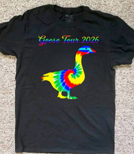 New Goose rock tour 2026 short sleeve black color shirt VK10906