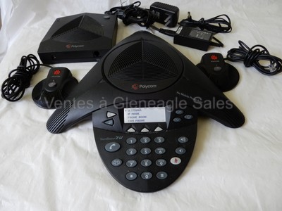 Polycom SoundStation 2W 1.9Ghz DECT6.0 Wireless Conference Phone Complete+2 Mics