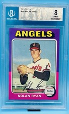 1975 Topps #500 Nolan Ryan BGS 8 NM-MT Just Graded