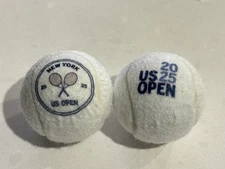 2 x US Open 2025 AMEX Tennis Ball Rare Limited Edition Collector’s Item NEW! 👀