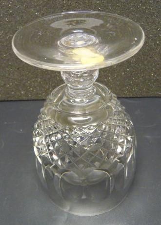 Waterford Crystal "Colleen" 2 Water/Wine Goblets Short Stem sz-5 1/4"h IRELAND - Picture 4 of 6