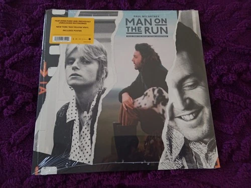 PAUL MCCARTNEY -MAN ON THE RUN Vinyl 33 1/3 LP NY Taxi Yellow,Sealed. Brand New